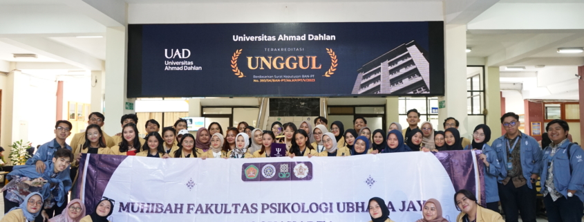 Libatkan BEM Fakultas Psikologi UAD Terima Kunjungan Fakultas Psikologi Universitas Bhayangkara Jakarta Raya untuk Lakukan Muhibah dan Kerja Sama